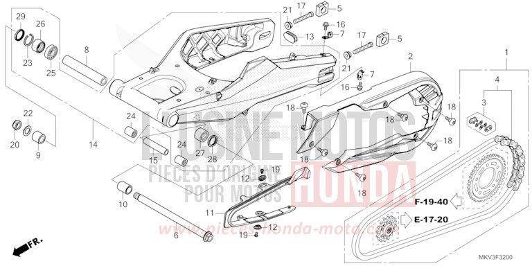 SCHWINGE von Forza 750 CANDY CHROMOSPHERE RED (R381) von 2021